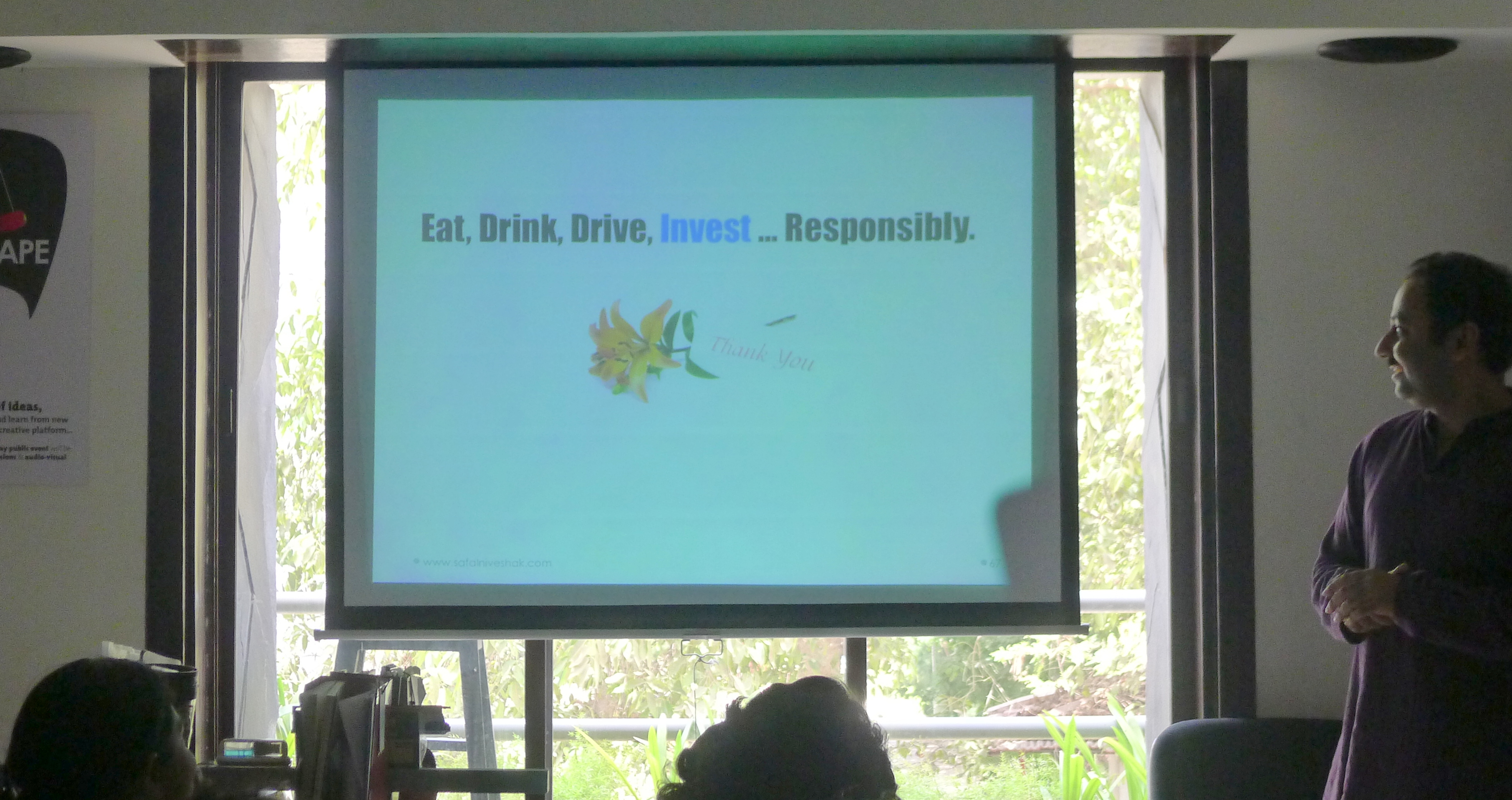 Lecture on Personal Financial Planning at DesignWorks
