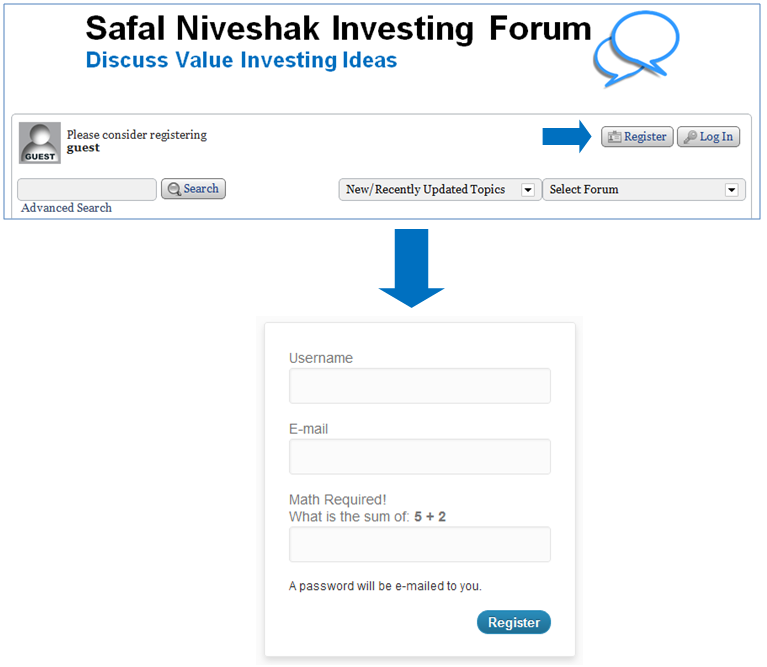 Safa Niveshak Forum Registration Process